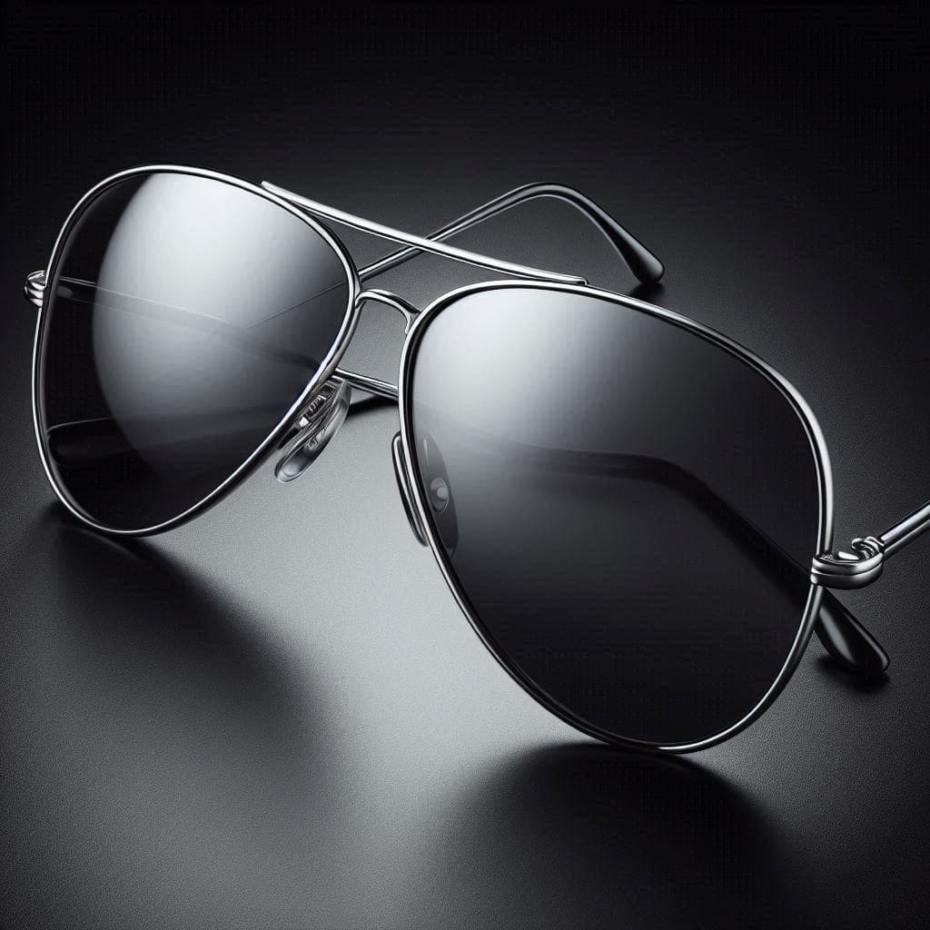 Silver Aviator with Polarized Lenses