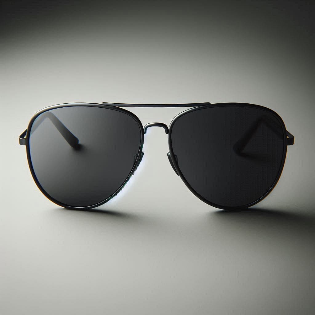 Matte Finish Aviator Sunglasses